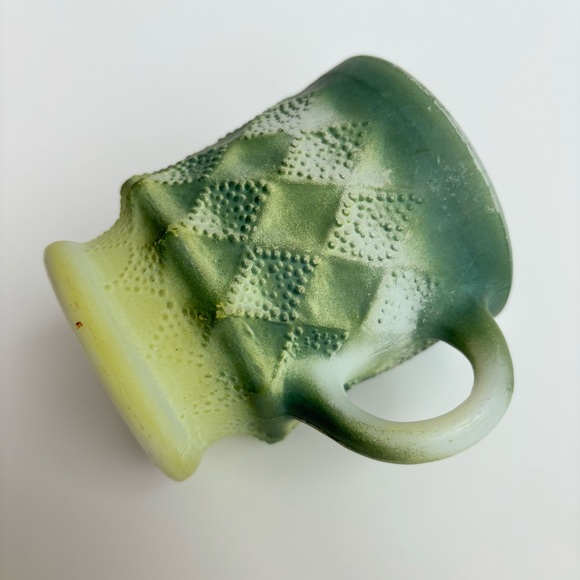 Vintage Anchor Hocking Kimberly Mug in Green - Picture 4 of 6